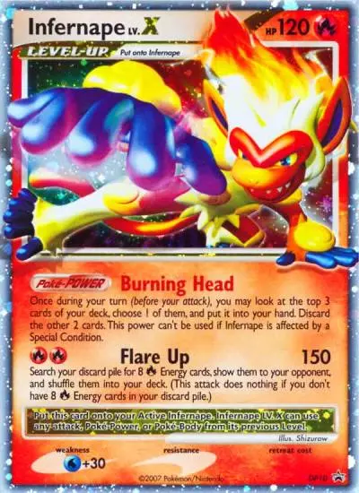 Infernape LV.X DP10/56 DP Black Star Promos Pokemon card