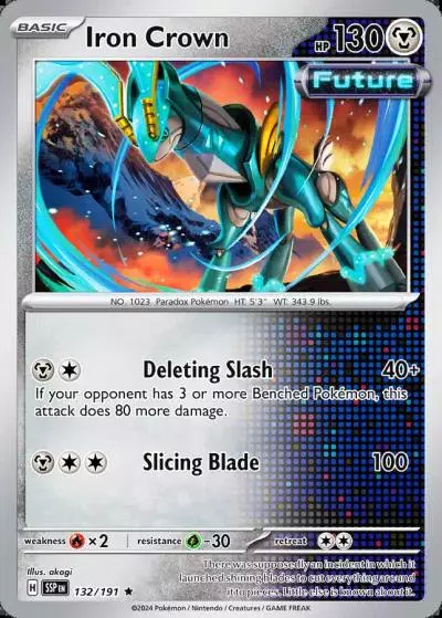 Iron Crown 132/191 Surging Sparks Pokemon card