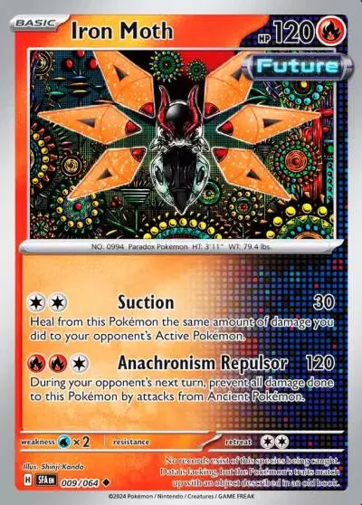 Iron Moth 9/64 Shrouded Fable Pokemon card