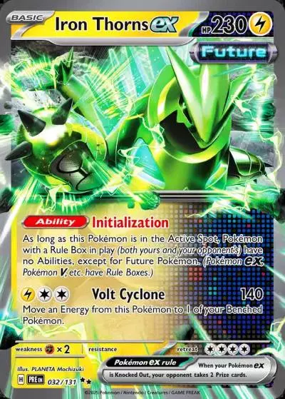 Iron Thorns ex 32/131 Prismatic Evolutions Pokemon card