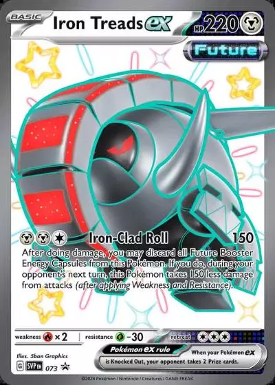 Iron Treads ex 73/165 Scarlet & Violet Black Star Promos Pokemon card