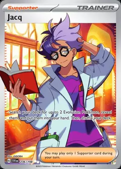 Jacq 236/198 Scarlet & Violet Pokemon card
