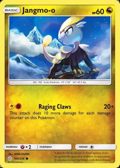 Jangmo-o 160/236 Cosmic Eclipse Pokemon card