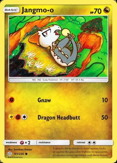 Jangmo-o 161/236 Cosmic Eclipse Pokemon card