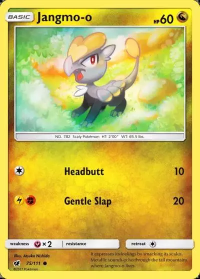 Jangmo-o 75/111 Crimson Invasion Pokemon card