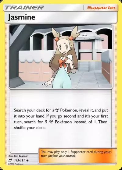 Jasmine 145/181 Team Up Pokemon card