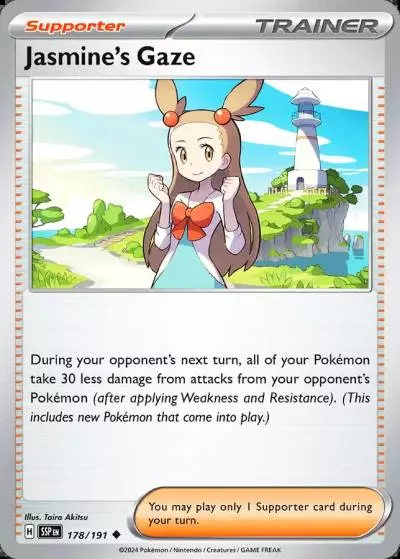 Jasmine's Gaze 178/191 Surging Sparks Pokemon card