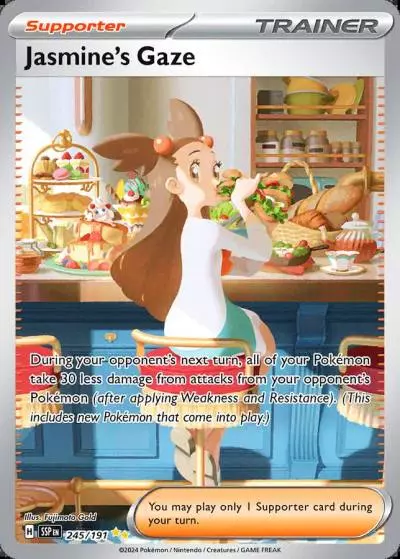 Jasmine's Gaze 245/191 Surging Sparks Pokemon card