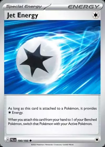 Jet Energy 190/193 Paldea Evolved Pokemon card