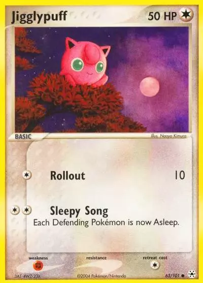 Jigglypuff 63/101 Hidden Legends Pokemon card