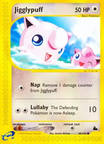 Jigglypuff 68/144 Skyridge Pokemon card