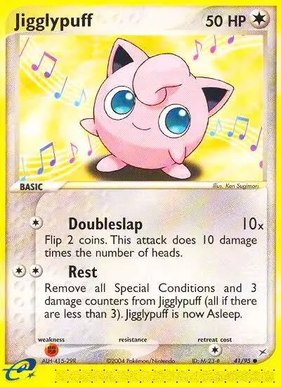 Jigglypuff 41/95 Team Magma vs Team Aqua Pokemon card