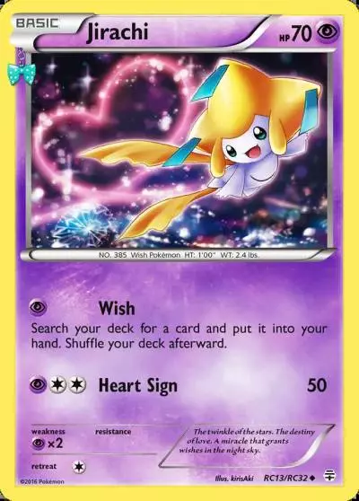 Jirachi RC13/83 Generations Pokemon card