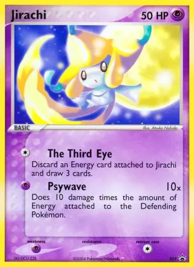 Jirachi 21/40 Nintendo Black Star Promos Pokemon card