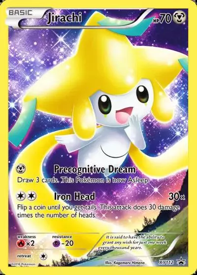 Jirachi XY112/211 XY Black Star Promos Pokemon card
