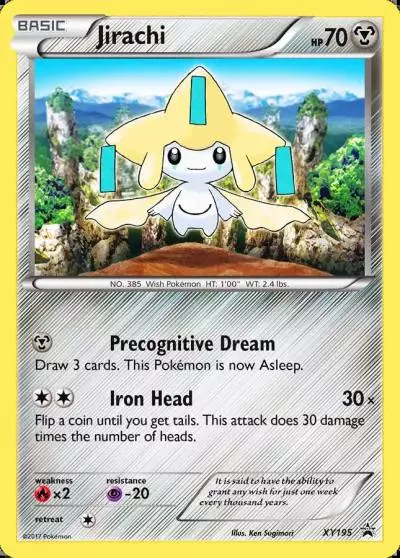 Jirachi XY195/211 XY Black Star Promos Pokemon card