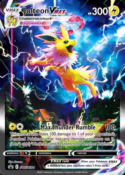 Jolteon VMAX SWSH184/307 SWSH Black Star Promos Pokemon card
