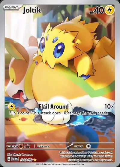 Joltik 196/182 Paradox Rift Pokemon card