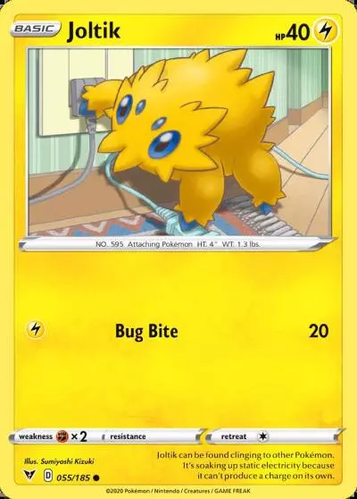 Joltik 55/185 Vivid Voltage Pokemon card