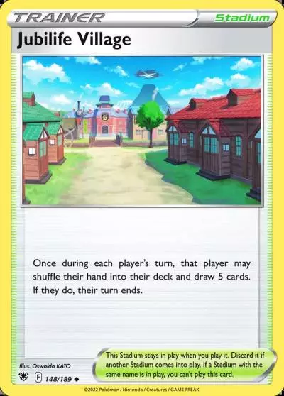 Jubilife Village 148/189 Astral Radiance Pokemon card