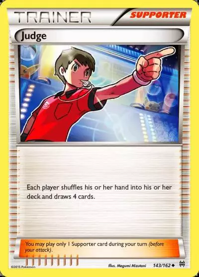 Judge 143/162 BREAKthrough Pokemon card
