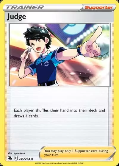 Judge 235/264 Fusion Strike Pokemon card