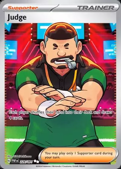 Judge 228/91 Paldean Fates Pokemon card