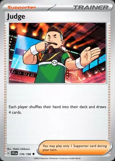 Judge 176/198 Scarlet & Violet Pokemon card