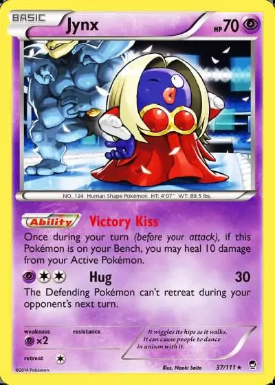 Jynx 37/111 Furious Fists Pokemon card