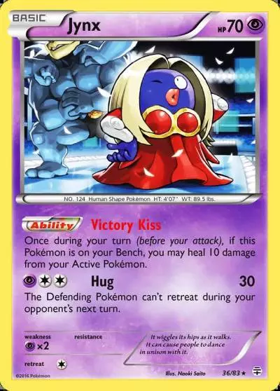 Jynx 36/83 Generations Pokemon card