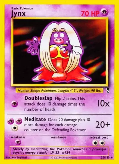 Jynx 26/110 Legendary Collection Pokemon card