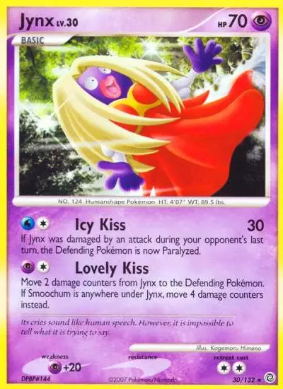 Jynx 30/132 Secret Wonders Pokemon card