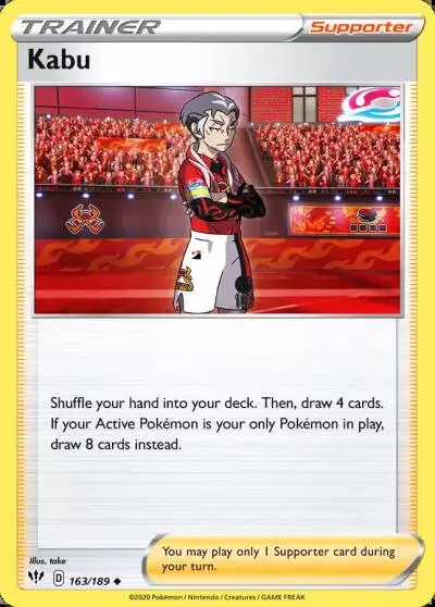 Kabu 163/189 Darkness Ablaze Pokemon card