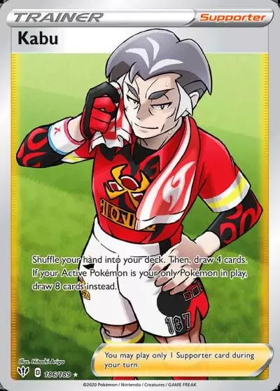 Kabu 186/189 Darkness Ablaze Pokemon card