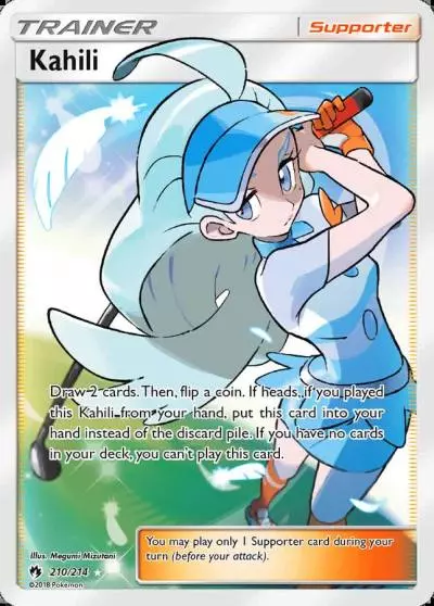 Kahili 210/214 Lost Thunder Pokemon card