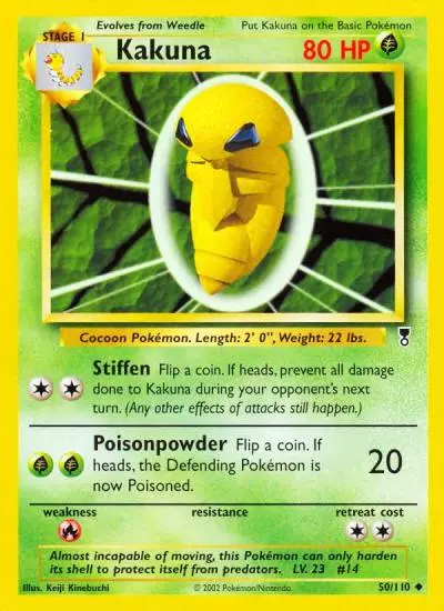 Kakuna 50/110 Legendary Collection Pokemon card