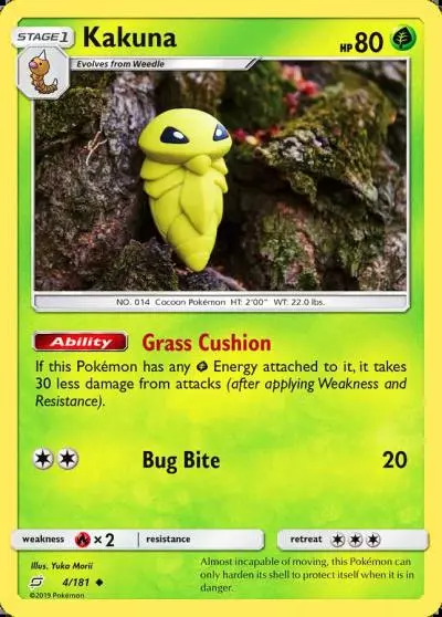 Kakuna 4/181 Team Up Pokemon card