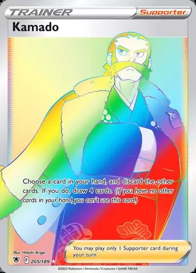 Kamado 205/189 Astral Radiance Pokemon card