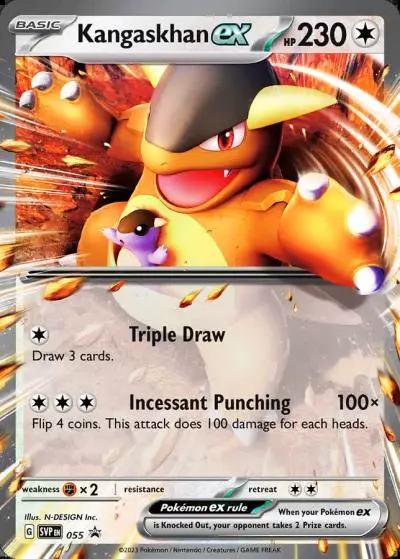 Kangaskhan ex 55/165 Scarlet & Violet Black Star Promos Pokemon card