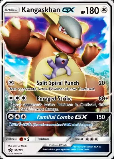 Kangaskhan-GX SM188/248 SM Black Star Promos Pokemon card