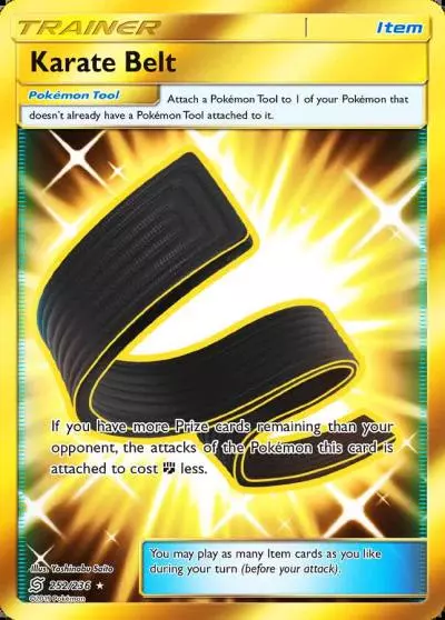 Karate Belt 252/236 Unified Minds Pokemon card