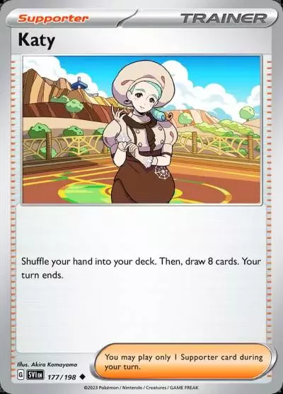 Katy 177/198 Scarlet & Violet Pokemon card
