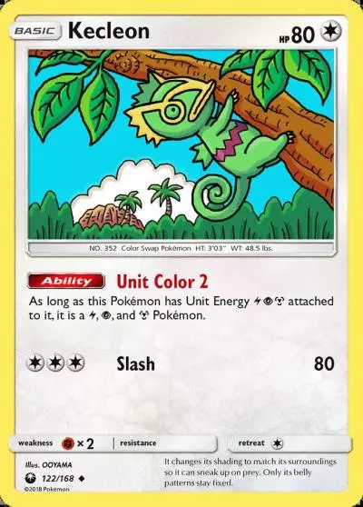 Kecleon 122/168 Celestial Storm Pokemon card