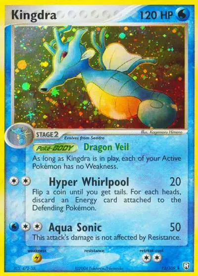 Kingdra 12/109 Team Rocket Returns Pokemon card