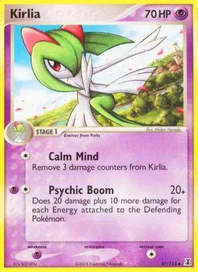 Kirlia 47/113 Delta Species Pokemon card