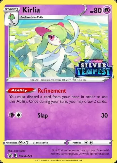 Kirlia SWSH271/307 SWSH Black Star Promos Pokemon card