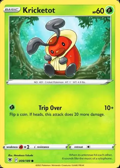 Kricketot 9/189 Astral Radiance Pokemon card