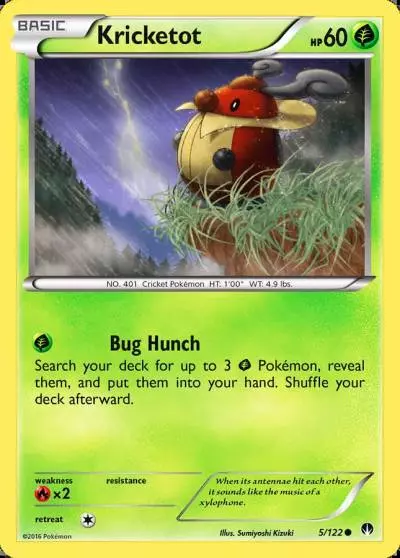Kricketot 5/122 BREAKpoint Pokemon card