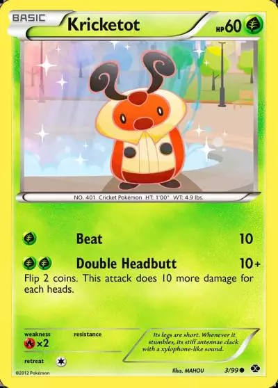 Kricketot 3/99 Next Destinies Pokemon card