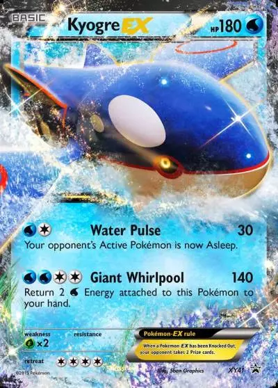Kyogre-EX XY41/211 XY Black Star Promos Pokemon card